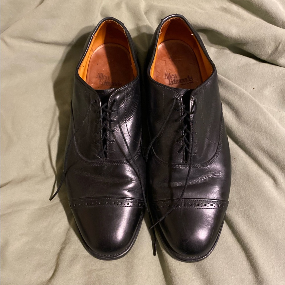Allen Edmonds Classic Black Oxfords